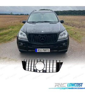 GRIGLIA PER MERCEDES M ML W164 08-11 LOOK AMG NERO LUCIDO