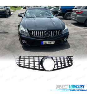 GRIGLIA PER MERCEDES SL R230 08-12 NERO LUCIDO