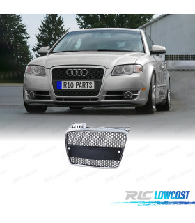 GRIGLIA AUDI A4 B7 04-09 LOOK RS CROMO NERO