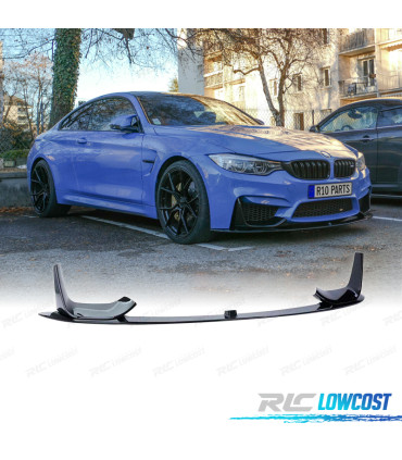 SPOILER LIP BMW F80 M3 F82 F83 M4 14- NERO LUCIDO