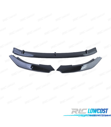 SPOILER LIP VOLKSWAGEN VW GOLF 6 GTI 09-13 NERO LUCIDO