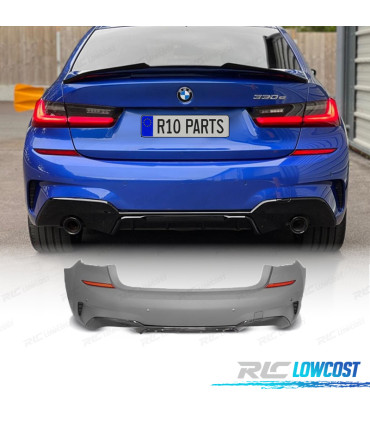 PARAURTI POSTERIORE BMW G20 19-22 LOOK M PERFORMANCE NERO LUCIDO PDC