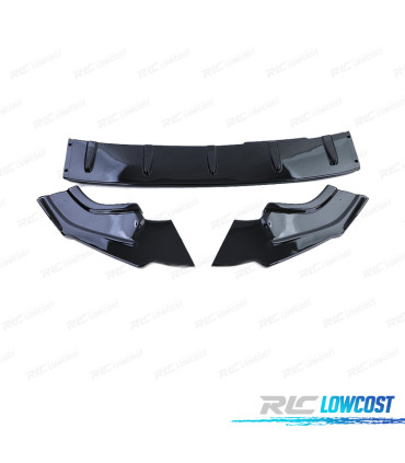 SPOILER VOLKSWAGEN VW GOLF 7.5 17-20 LOOK CLUBSPORT NERO LUCIDO
