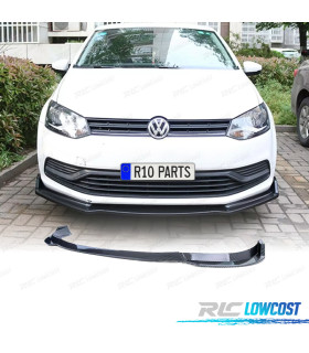 SPOILER LIP VOLKSWAGEN VW POLO V 6R 09-14 IN CARBONIO