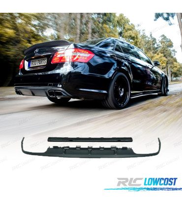 DIFFUSORE LOOK E63 AMG MERCEDES CLASSE E W212 09-13 NERO