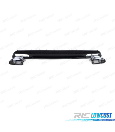 DIFFUSORE MERCEDES CLASSE A W176 AMG 12-15 + TERMINALI DI SCARICO