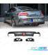 DIFFUSORE MERCEDES C205 15-21 LOOK BRABUS NERO LUCIDO
