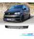 SPOILER ANTERIORE PER VOLKSWAGEN VW T6 15-19 SPORTLINE GRIGLIE NERO LUCIDO