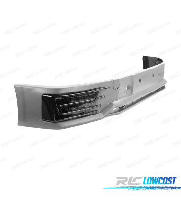 SPOILER ANTERIORE PER VOLKSWAGEN VW T6 15-19 SPORTLINE GRIGLIE NERO LUCIDO
