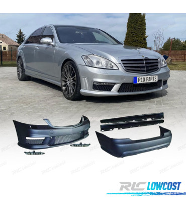 KIT CARROZZERIA MERCEDES CLASSE S W221 05-11 CON LUCE DIURNA