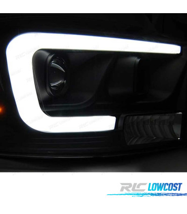 FARI PER DODGE RAM 06-08 LUCE DIURNA A LED NERO