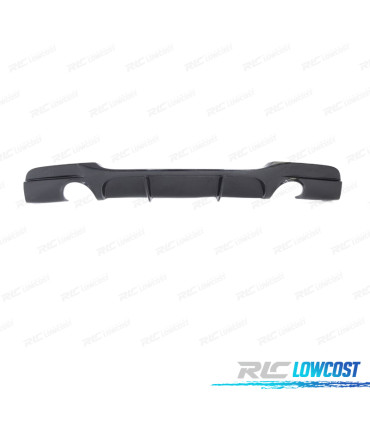DIFFUSORE BMW E90 E91 04-12 LOOK M NERO LUCIDO