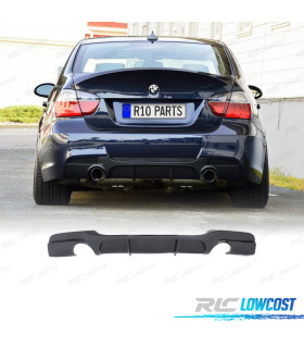 DIFFUSORE BMW E90 E91 04-12 LOOK M NERO LUCIDO