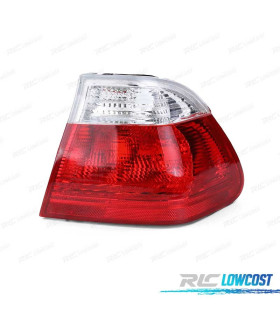FANALE DESTRO BMW E46 4P 98-01 ESTERNO BIANCO ROSSO