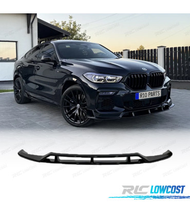 SPOILER LIP PER BMW X6 G06 19- LOOK M PERFORMANCE NERO LUCIDO