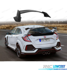 SPOILER ALERON HONDA CIVIC HATCHBACK 16-20 LOOK TYPE R