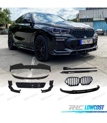 KIT CARROZZERIA BMW X6 G06 20-21 LOOK BLACK KNIGHT NERO LUCIDO