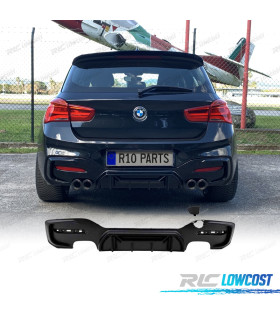 DIFFUSORE BMW F20 LCI 15-19 LOOK M COMPETITION NERO OPACO