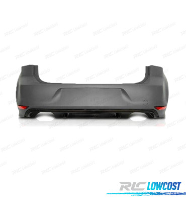 PARAURTI POSTERIORE PER VOLKSWAGEN VW GOLF 7 12-17 LOOK R20