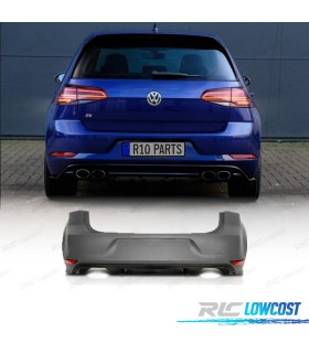 PARAURTI POSTERIORE PER VOLKSWAGEN VW GOLF 7 12-17 LOOK R20