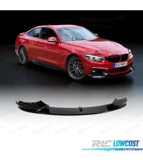 SPOILER LIP ANTERIORE BMW F32 F33 F36 13-20 LOOK M PERFORMANCE NERO LUCIDO