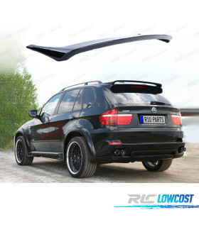 SPOILER ALARE PER BMW X5 E70 06-13 LOOK HAMANN NERO LUCIDO
