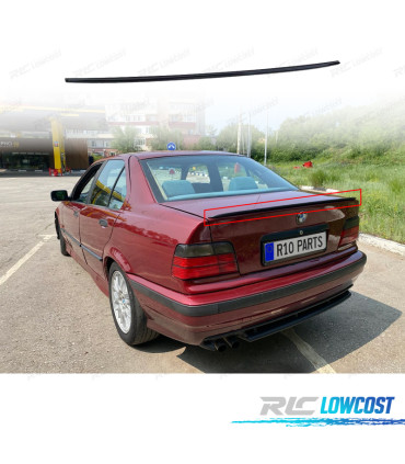SPOILER BMW E36 BERLINA 90-98 NERO LUCIDO