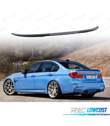 SPOILER ALETTONE BMW F30 F80 11-19 LOOK M3 NERO LUCIDO