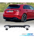 DIFFUSORE MERCEDES CLASSE A W177 18- AMG NERO LUCIDO + TERMINALI DI SCARICO