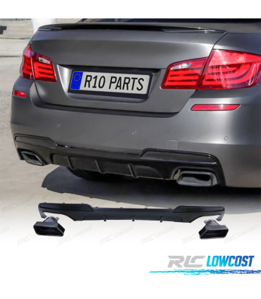 DIFFUSORE BMW F10 F11 10-17 LOOK M PERFOMANCE + TERMINALI DI SCARICO