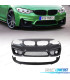 PARAURTI ANTERIORE BMW F32 F33 F36 13-18 LOOK M4 SRA PDC GRIGLIE NEBBIA + SPOILER LIP