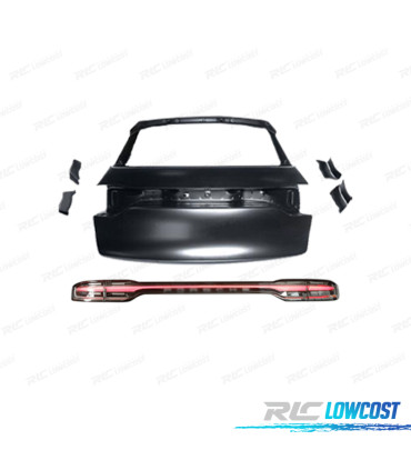 BAGAGLIAIO PORSCHE MACAN 14-18 LOOK TURBO 2023 + FINALI LED