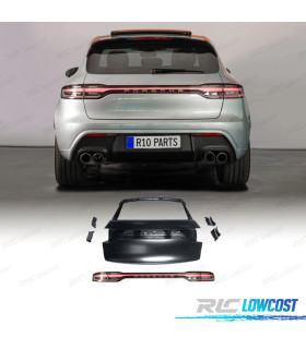 BAGAGLIAIO PORSCHE MACAN 14-18 LOOK TURBO 2023 + FINALI LED