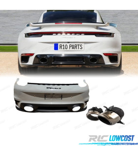 PARAURTI POSTERIORE PORSCHE 911 CARRERA 992 19-23 LOOK TURBO