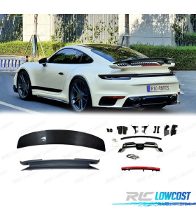 SPOILER ALETTONE CON AERODINAMICA ATTIVA PORSCHE CARRERA 992 19-23 FIBRA DI CARBONIO