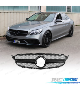 GRIGLIA PER MERCEDES W205 FACELIFT 18-21 AMG NERO LUCIDO
