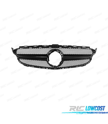 GRIGLIA PER MERCEDES W205 FACELIFT 18-21 AMG NERO LUCIDO