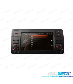 RADIO NAVIGATORE 7" PER BMW SERIE 3 E46 98-06 USB GPS TOUCH HD TIPO OEM