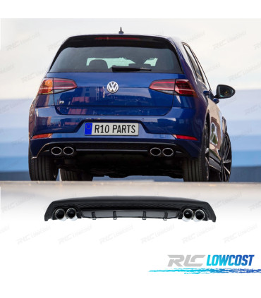 DIFFUSORE VOLKSWAGEN VW GOLF 7.5 17-20 LOOK R