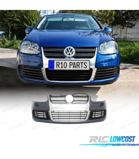PARAURTI ANTERIORE VOLKSWAGEN VW GOLF 5 05-09 LOOK R32 CROMATO