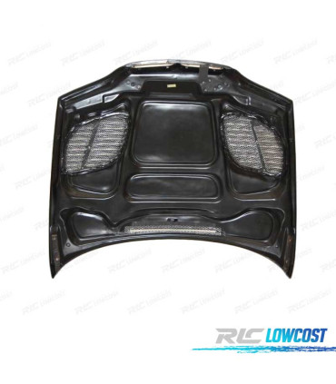 COFANO BMW E46 02-06 LOOK M3 GTR PRESA D'ARIA IN CARBONIO