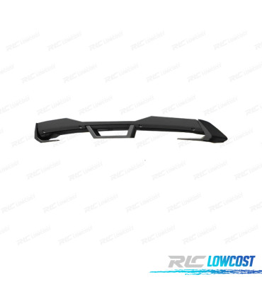 SPOILER ALETTONE FORD MUSTANG 15-23 LOOK DARK HORSE WICKER BILL NERO LUCIDO