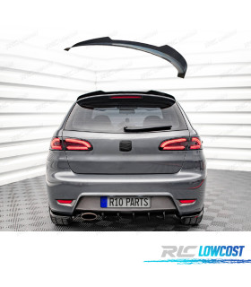 SPOILER ALETTONE SEAT IBIZA 6L 02-08 NERO LUCIDO