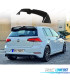 SPOILER ALETTONE TETTO VOLKSWAGEN VW GOLF 7.5 17-20 LOOK OETTINGER NERO LUCIDO
