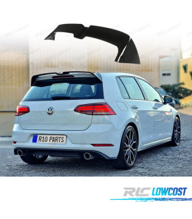 SPOILER ALETTONE TETTO VOLKSWAGEN VW GOLF 7.5 17-20 LOOK OETTINGER NERO LUCIDO