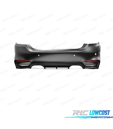 PARAURTI POSTERIORE BMW F36 GRAN COUPE 13-18 LOOK M4 PDC