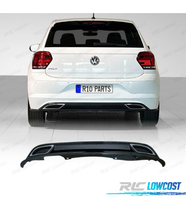 DIFFUSORE VOLKSWAGEN VW POLO 17-21 LOOK R LINE