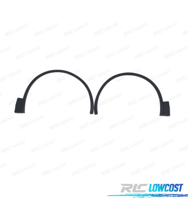 PARAFANGHINI PASSARUOTA ANTERIORI VOLKSWAGEN VW TOUAREG 20- LOOK R LINE