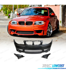 PARAURTI ANTERIORE BMW E81 E87 E82 04-12 LOOK EVO1