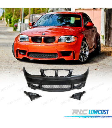 PARAURTI ANTERIORE BMW E81 E87 E82 04-12 LOOK EVO1